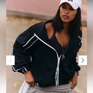 FP Movement Black Varsity Jacket XS